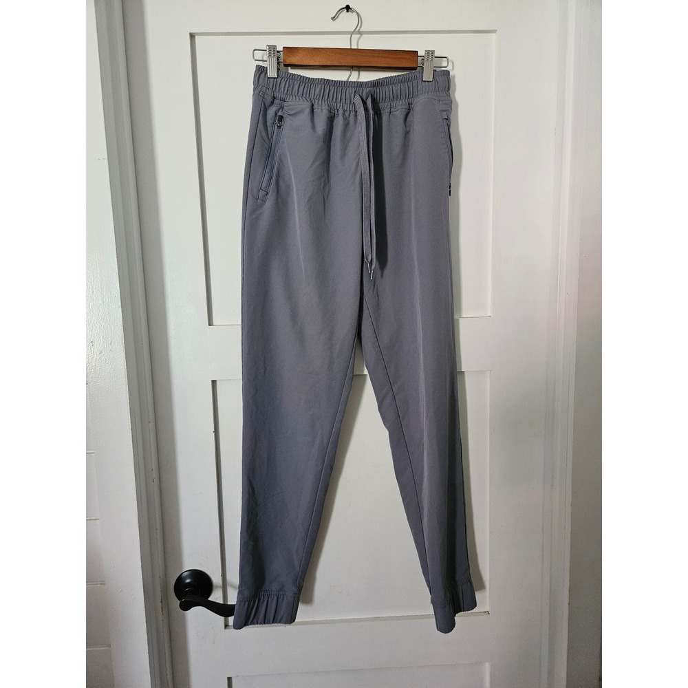 Berkley Jensen Gray Athletic Jogger Pants Women's Small Zipper Pockets